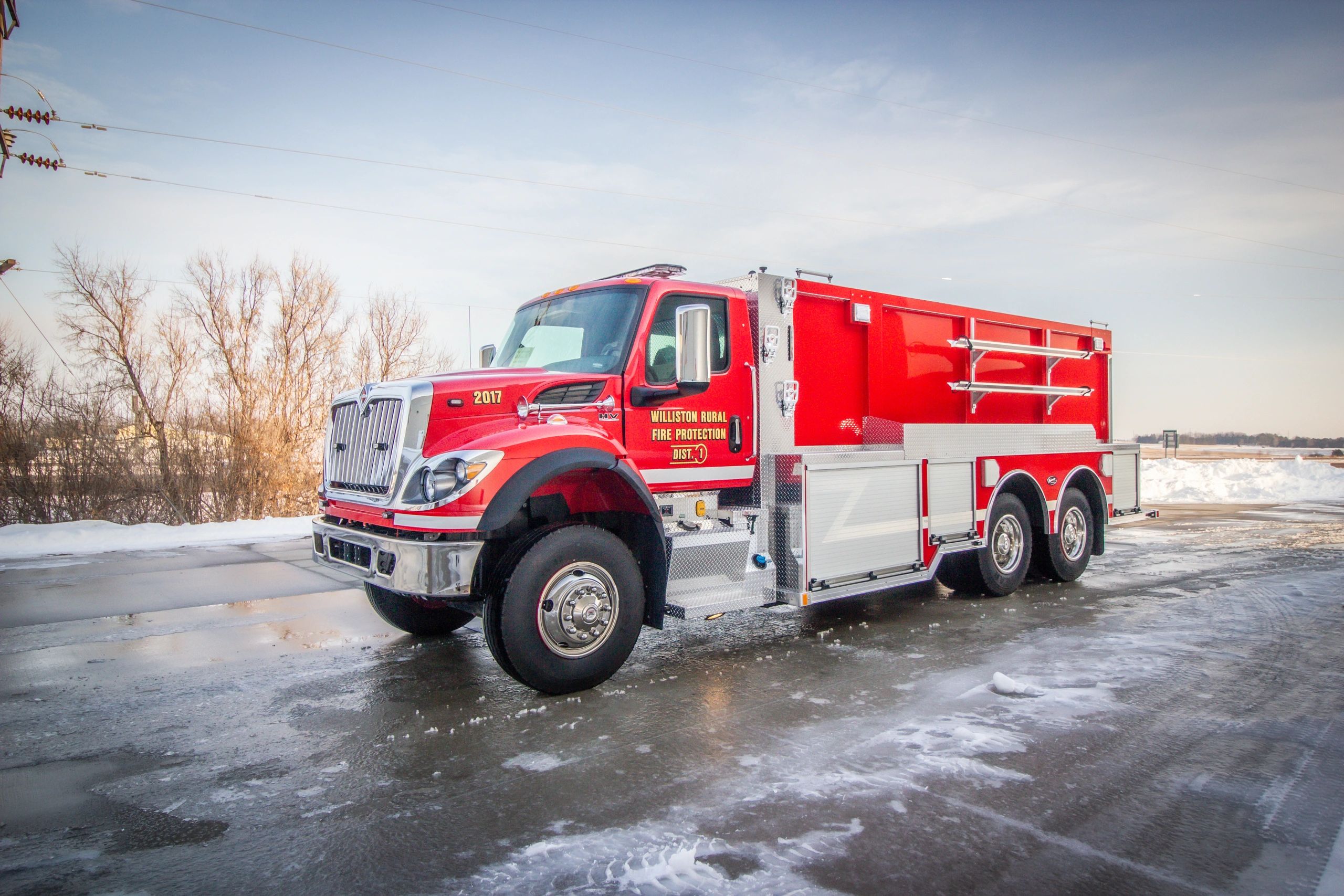 Williston, ND Fire Dept. Heiman Fire WaterKing